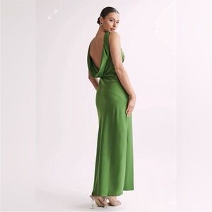 Nadia Meshki maxi satin dress